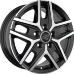 MSW 40 VAN 16x6.5 ET44 5x114.3 GLOSS BLACK FULL POLISHED