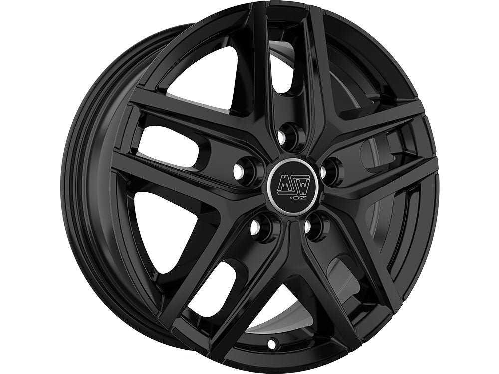 02_MSW40VAN_GlossBlack_later_47e919fb-f6e9-4830-9302-e46f5cbc753d.jpg MSW 40 VAN 16x6.5 ET44 5x114.3 GLOSS BLACK - Image 1