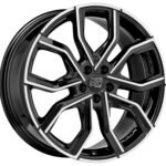 MSW 41 19x8 ET34 5x112 GLOSS BLACK FULL POLISHED
