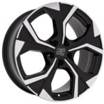 MSW 43 20x8 ET50 5x108 GLOSS BLACK FULL POLISHED