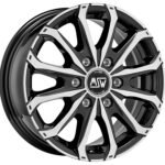 MSW 48 VAN 6 HOLES 16x6.5 ET68 6x125 GLOSS BLACK FULL POLISHED
