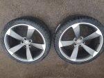 20" AUDI ROTOR STYLE ALLOY WHEELS / NEW TYRES
