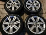 17" GENUINE AUDI A4 ALLOY WHEELS / TYRES  -  5 X 112 FITMENT