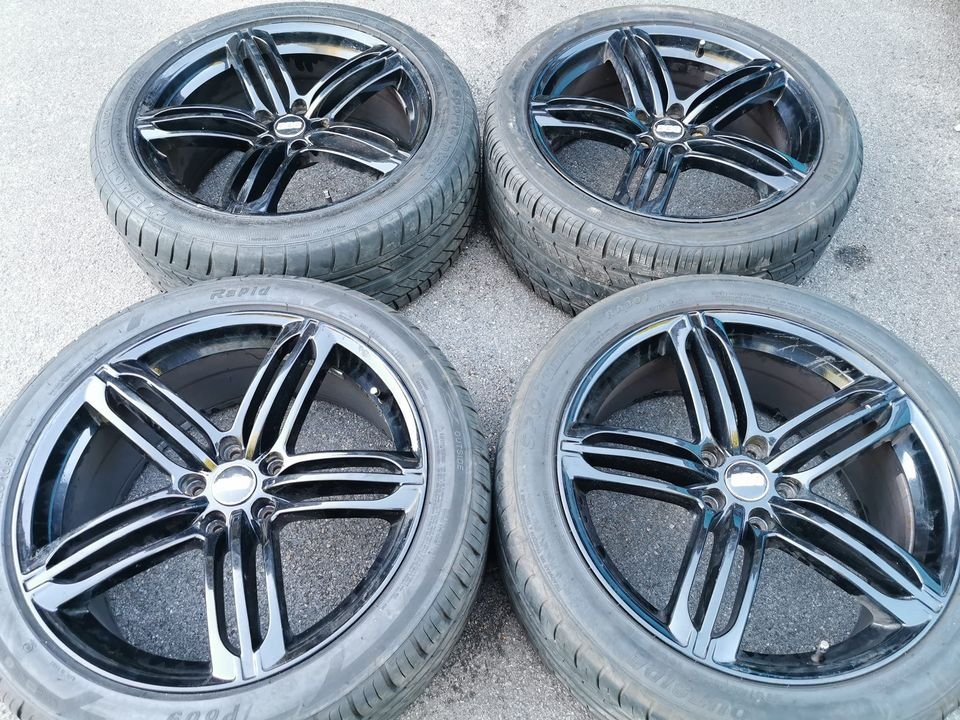 1-3-11.jpg 20" AUDI SEGMENT STYLE ALLOY WHEELS / TYRES - VOLKSWAGEN T5 / T6 FITMENT - Image 1
