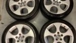17" GENUINE VOLKSWAGEN MONZA ALLOY WHEELS / TYRES - Image 2