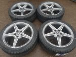 18" GENUINE AMG W205 ALLOY WHEELS / TYRES - Image 3