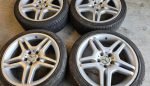 18" GENUINE MERCEDES AMG ALLOY WHEELS / TYRES – STAGGERED SET