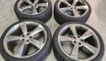 20" GENUINE AUDI ROTOR ALLOY WHEELS / NEW TYRES