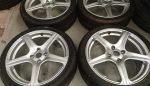 17" NEW FOX EVO 6 ALLOY WHEELS / NEW TYRES – 4 X 100 FITMENT - Image 3
