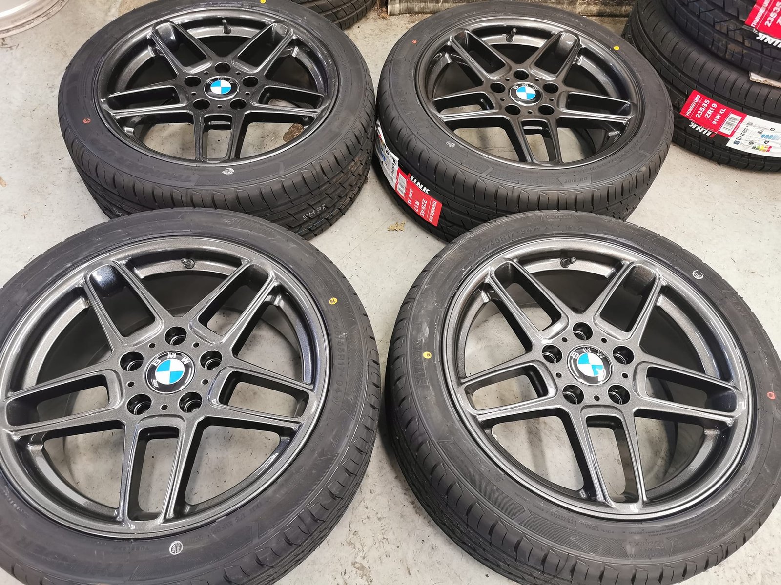 1-54.jpg 17" Bmw a C Schnitzer Style Alloy Wheels / New Tyres - Image 1