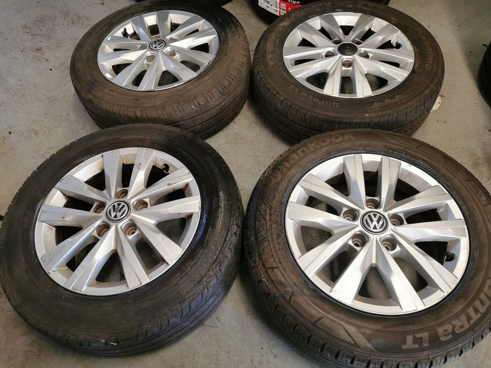 1-7-2.jpg 16" Volkswagen T5 Clayton Alloy Wheels / Tyres - Image 1