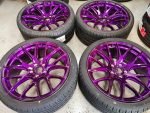 20" Bmw CSL Style Alloy Wheels / New Tyres – Candy Purple