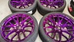 20" BMW CSL STYLE ALLOY WHEELS / NEW TYRES – CANDY PURPLE - Image 4