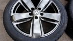 19" GENUINE VOLKSWAGEN HIGHLINE ALLOY WHEELS / NEW TYRES - Image 2