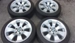 17" GENUINE BMW STYLE 158 ALLOY WHEELS / TYRES