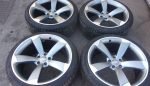20" AUDI TTRS STYLE ALLOY WHEELS / TYRES