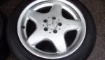 17" GENUINE MERCEDES AMG ALLOY WHEELS / TYRES - Image 2