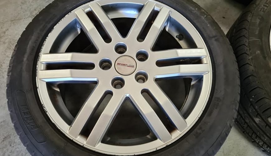 117620849_3171671682953528_8118596033556139734_n-3gue7vrvc4ozpt0opzpf62-1.jpg 17" GENUINE VOLKSWAGEN SPORTLINE ALLOY WHEELS / TYRES – 5 X 112 - Image 1