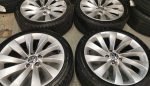 18" GENUINE VOLKSWAGEN SCIROCCO TURBINE ALLOY WHEELS / TYRES - Image 3