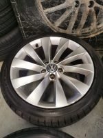 18" GENUINE VOLKSWAGEN SCIROCCO TURBINE ALLOY WHEELS / TYRES - Image 5