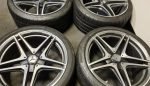 19" GENUINE MERCEDES AMG C63S ALLOY WHEELS / TYRES - Image 3