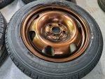 17" VOLKSWAGEN T5 GP FAN BLADE STEEL WHEELS / NEW TYRES