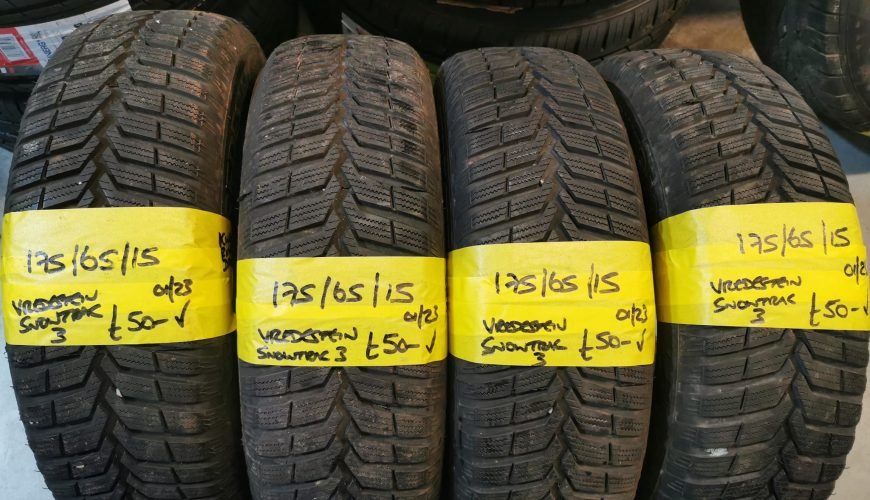 175-65-15-vredestein-snowtrac-3-3h9iou1hldqgtns2860ufe.jpg 175 / 65 / 15 VREDESTEIN SNOWTRAC 3 TYRES - FOUR AVAILABLE - Image 1