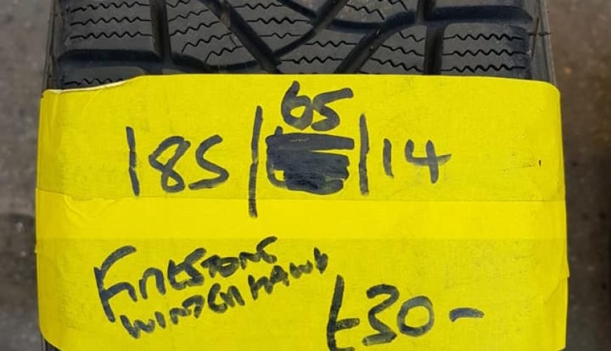 185-65-14-firestone-3auq5y6j89k4o2xw1xtgy2.jpg 185 / 65 / 14 FIRESTONE WINTERHAWK - Image 1