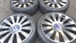 19″ POLISHED RS8 WHEELS / TYRES- 5 X 112 - Image 2