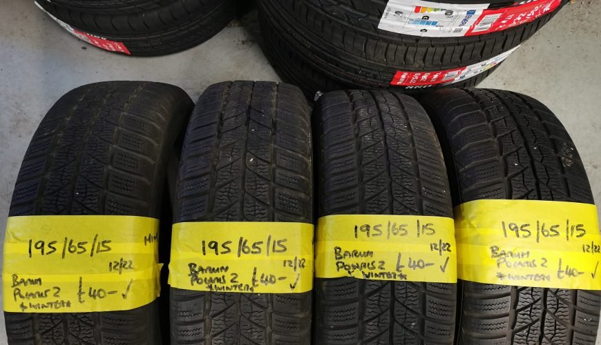 195-65-15-barum-polaris-2-winter-3h0fi7ao0mlrapsrls5fyi.jpg 195 / 65 / 15 BARUM POLARIS 2 WINTER TYRES – FOUR AVAILABLE - Image 1