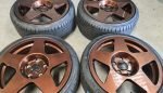 18" GENUINE 1552 TARMAC ALLOY WHEELS / NEW TYRES - Image 3