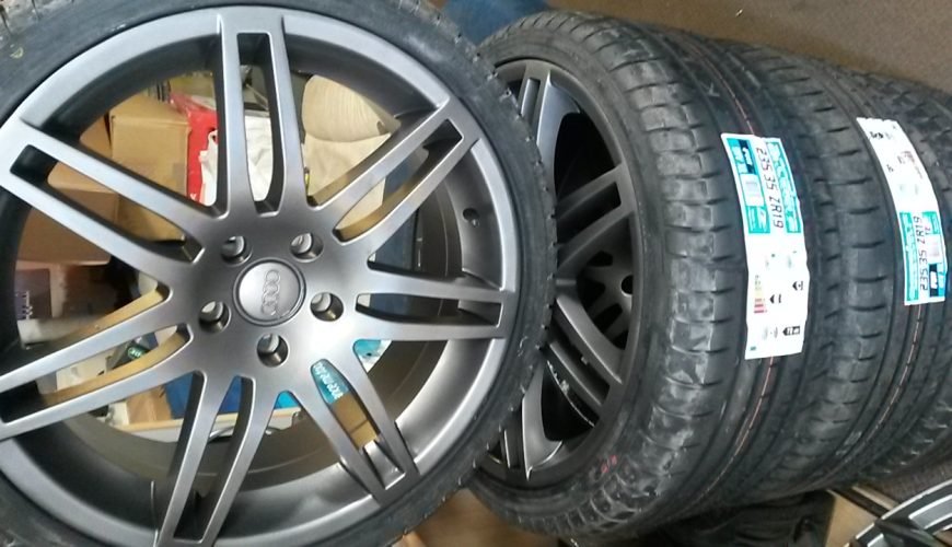 20171028_134954-34wez5bxe15a535zgluive.jpg 19" AUDI RS4 STYLE WHEELS / NEW TYRES - Image 1