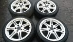 17" HONDA CIVIC TYPE R ALLOY WHEELS / TYRES - Image 2
