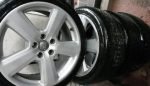 18" GENUINE AUDI RS6 STYLE ALLOY WHEELS / TYRES - Image 2