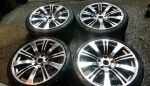 19" BMW RIVA MVR POLISHED ALLOY WHEELS / TYRES - Image 2