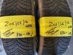 205 / 55 / 16 MICHELIN CROSS CLIMATE TYRES - TWO AVAILABLE