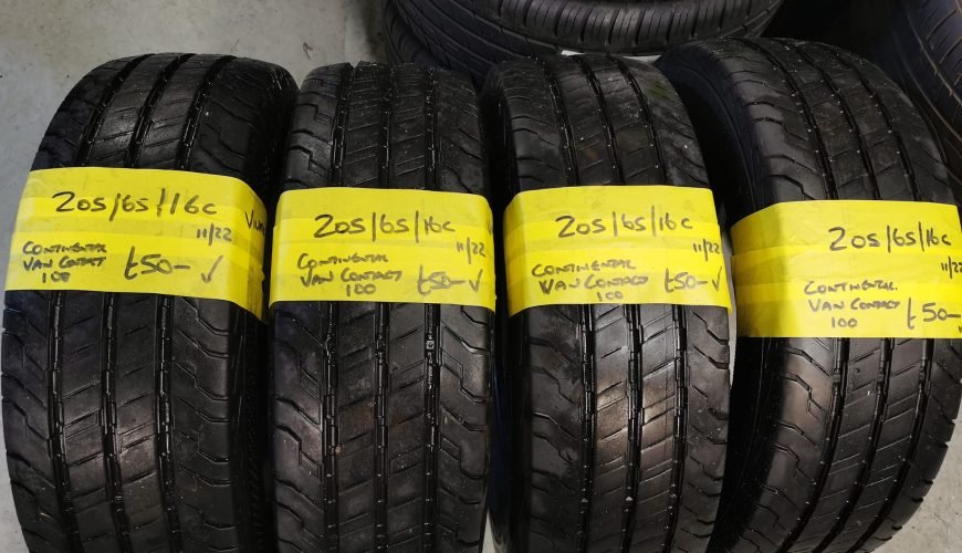 205-65-16c-continenatl-nov-22-3guw3zpwoyrhehmxkhg8i2.jpg 205 / 65 / 16C CONTINENTAL VAN CONTACT 100 TYRES - Image 1