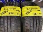 215 / 40 / 17  DEESTONE EXPEDITE TYRES  -  TWO AVAILABLE