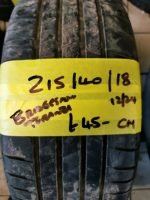 215 / 40 / 18  BRIDGESTONE TURANZA TYRE - FITTING AVAILABLE
