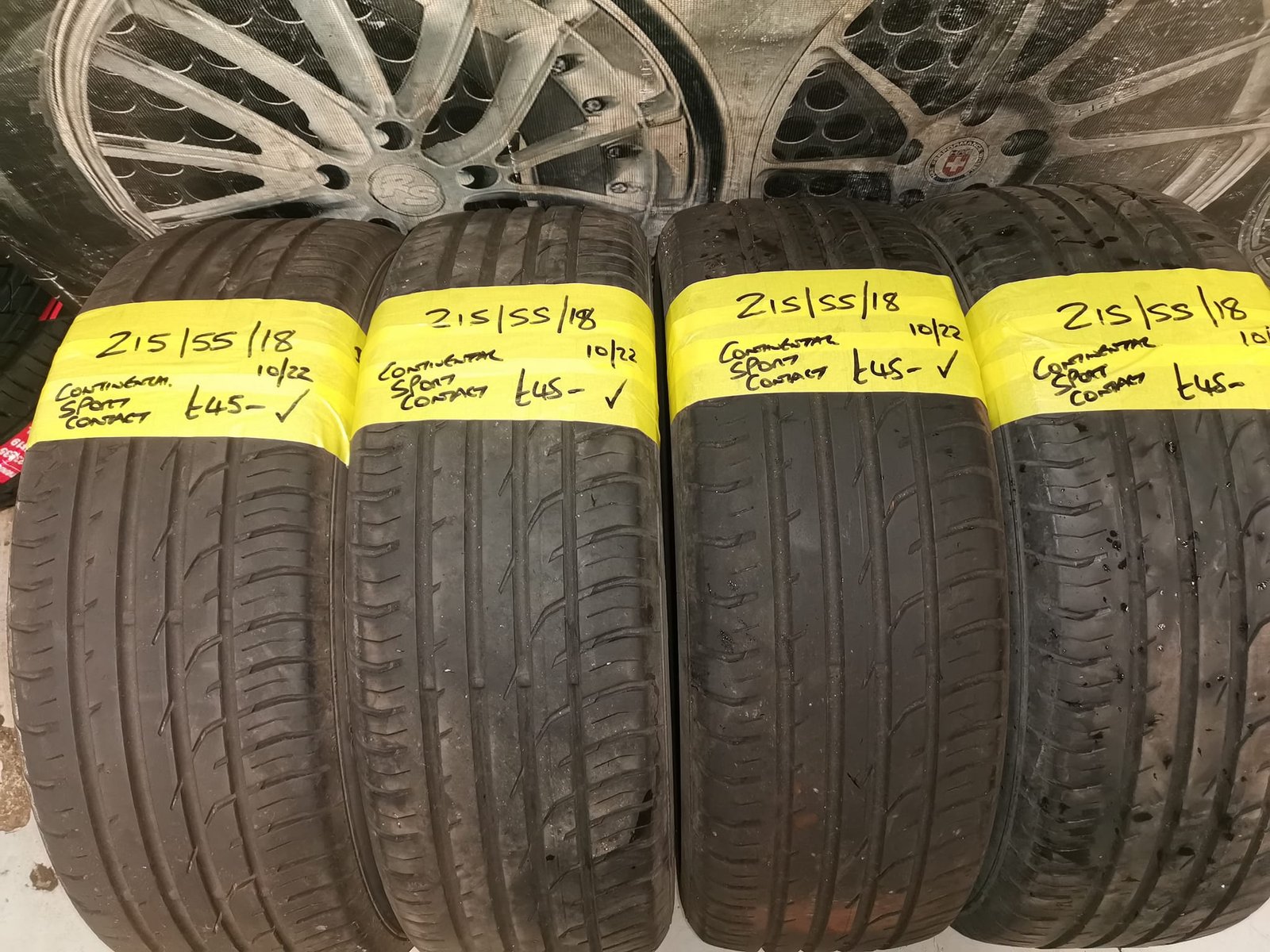 215-55-18-ontinnetal-x-2.jpg 215 / 55 / 18 Continnetal Sport Contact Tyres - Image 1