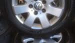 16″ GENUINE VOLKSWAGEN T5 ALLOY WHEELS / TYRES - Image 2
