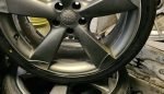 20" GENUINE AUDI ROTOR ALLOY WHEELS / NEW TYRES - Image 3