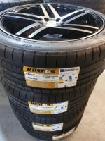 20" NEW RIVIERA TWIST ALLOY WHEELS  - VOLKSWAGEN T5 - DIAMOND CUT / BLACK FINISH - Image 7
