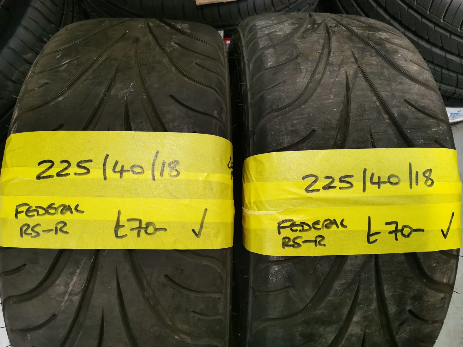 nor 225 / 40 / 18 Federal RS – R Tyres – Two Available - Image 1