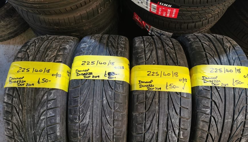 225-40-18-dunlop-direzza-3h76dfdo3atv3kk0ir9zpm.jpg 225 / 40 / 18 DUNLOP DIREZZA TYRES – FOUR AVAILABLE - Image 1