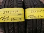 235 / 45 / 17  TOYO PROXES CF1 TYRES  - TWO AVAILABLE