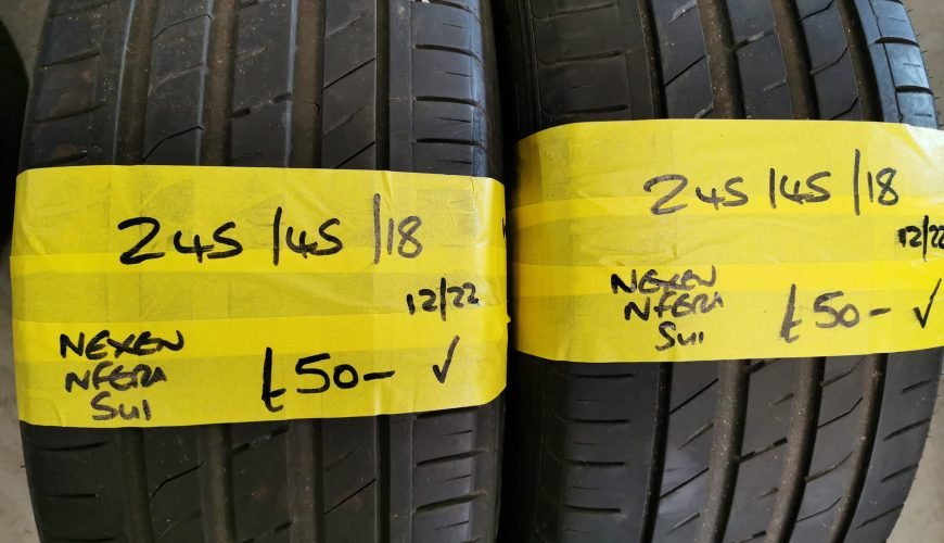 245-45-18-NEXEN-NFERA-3gyuhyeh1jad1vsd9ssphm.jpg 245 / 45 / 18 NEXEN NFERA SU1 TYRES – TWO AVAILABLE - Image 1