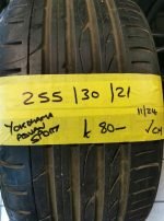 255 / 30 / 21 YOKOHAMA ADVAN SPORT TYRE
