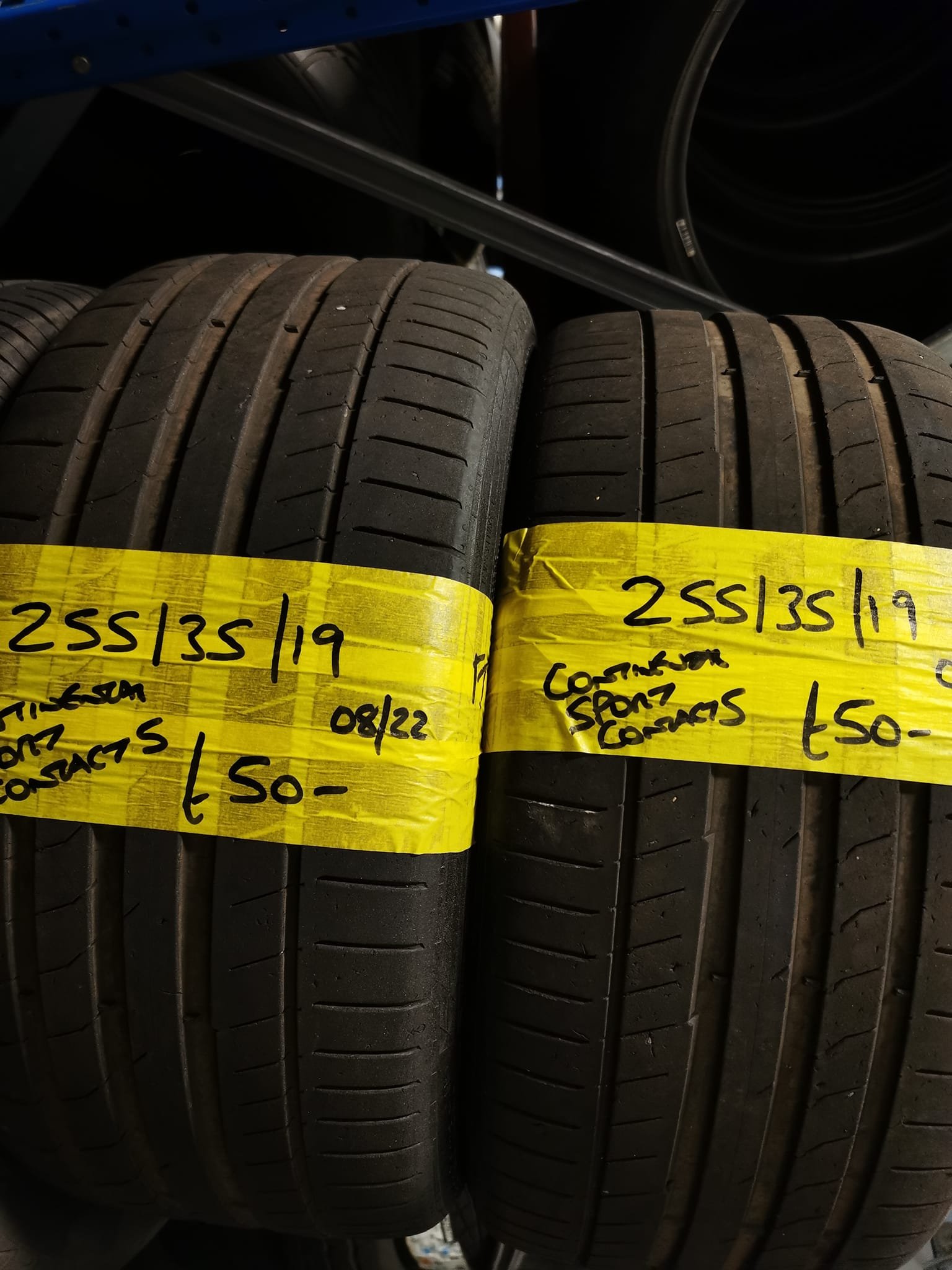 hdrpl 255 / 35 / 19 Continental Sport Contact 5 Tyres - Image 1