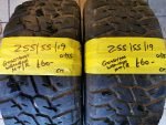 255 / 55 / 19 GOODYEAR WRANGLER  MT / R TYRES  -  TWO AVAILABLE